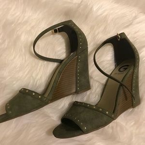 G by Guess strap wedge sandals